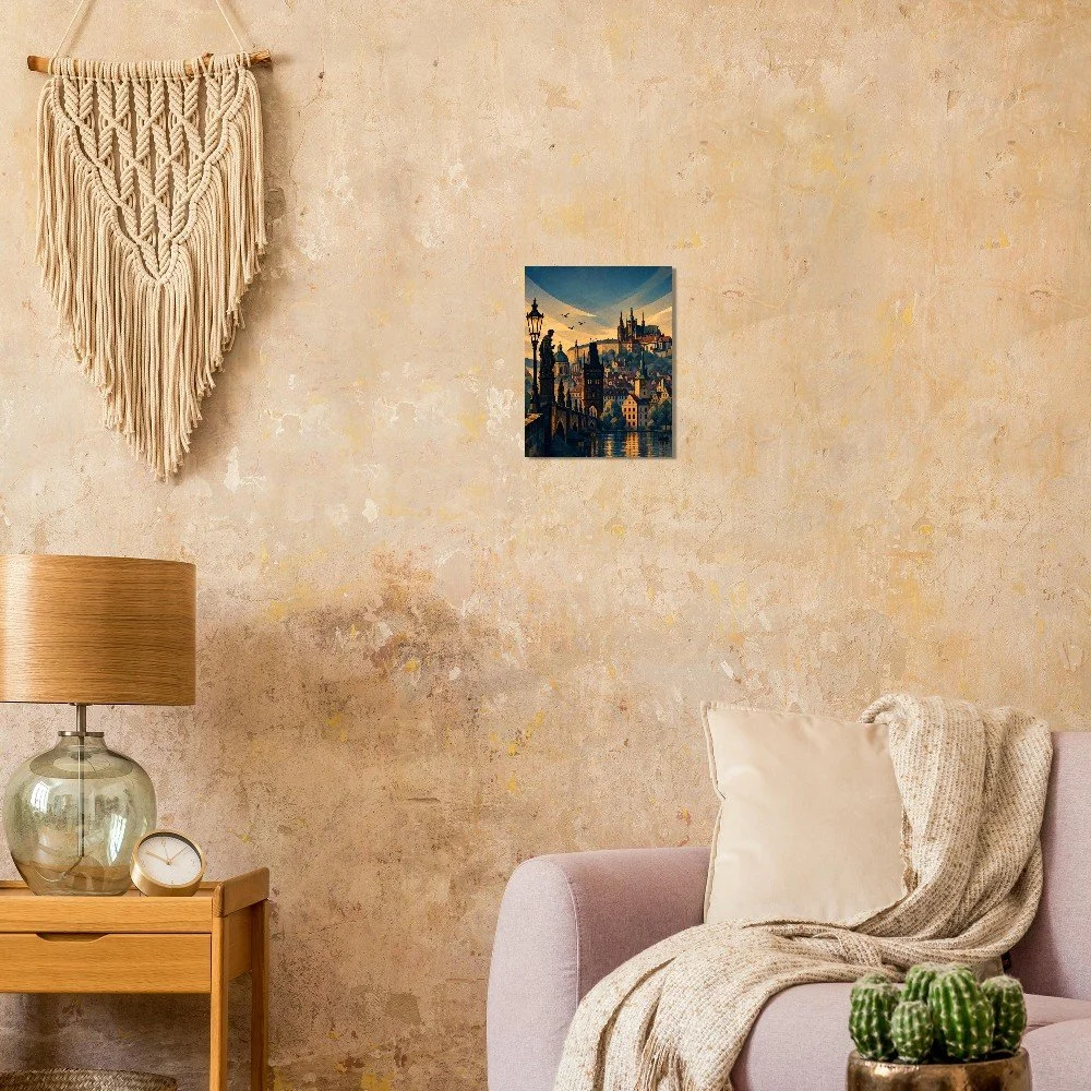 Praha - The City of a Hundred Spires | Premium Semi-Glossy Paper Poster
