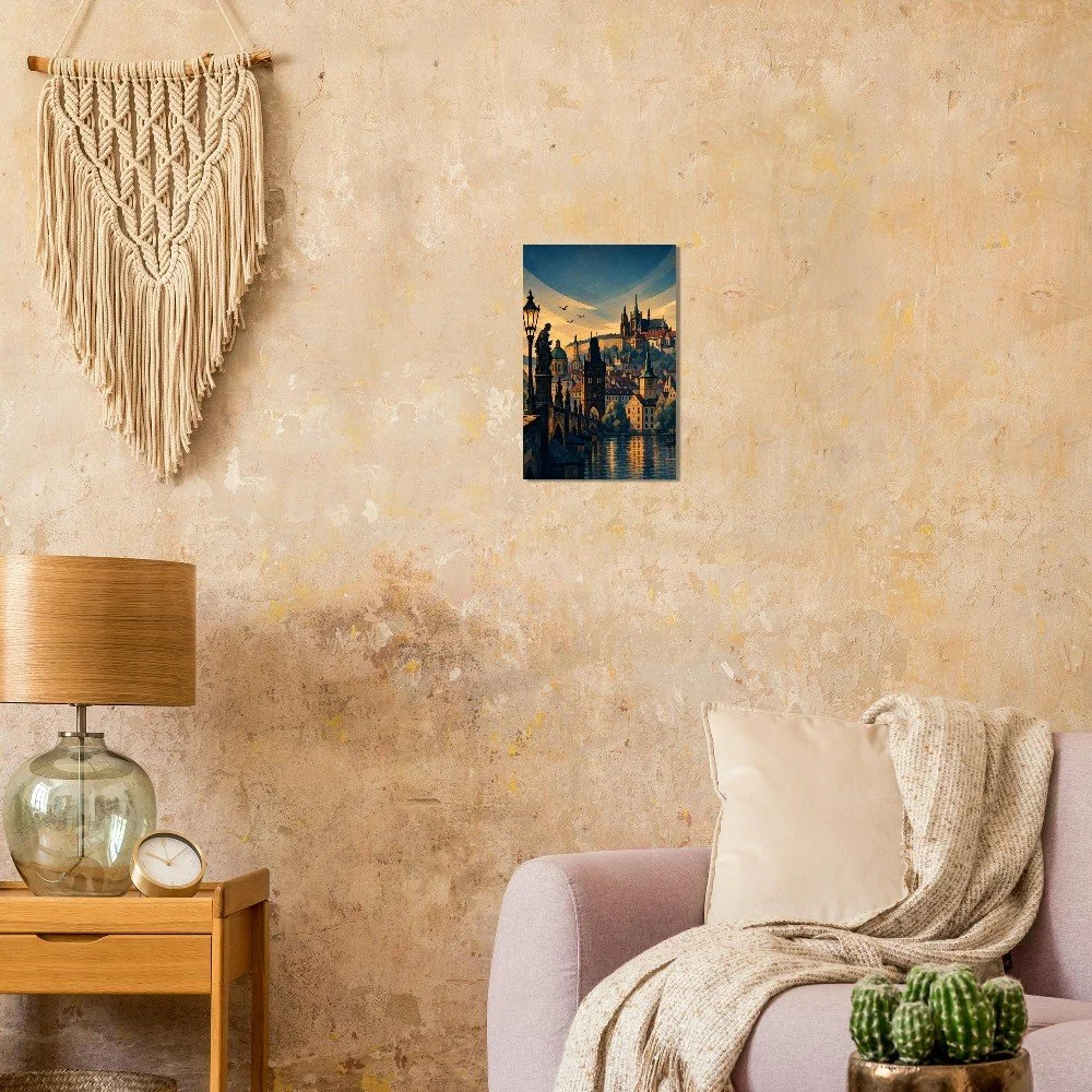 Praha - The City of a Hundred Spires | Premium Semi-Glossy Paper Poster