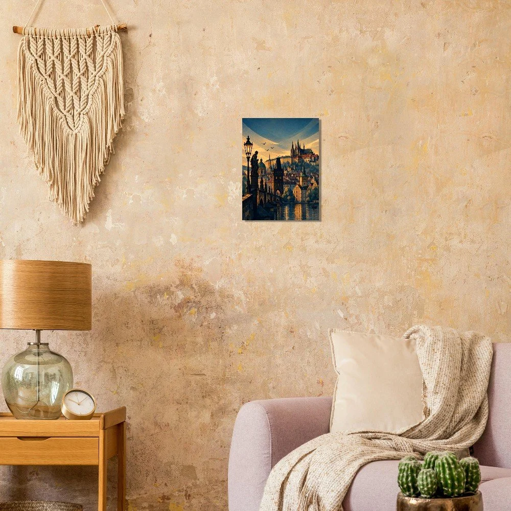 Praha - The City of a Hundred Spires | Premium Semi-Glossy Paper Poster