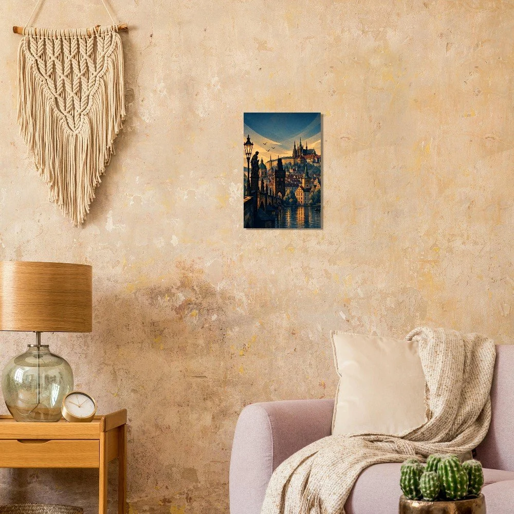 Praha - The City of a Hundred Spires | Premium Semi-Glossy Paper Poster