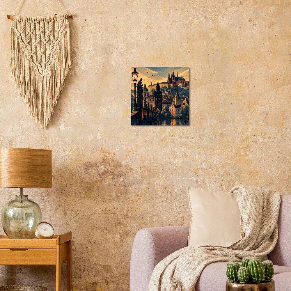 Praha - The City of a Hundred Spires | Premium Semi-Glossy Paper Poster