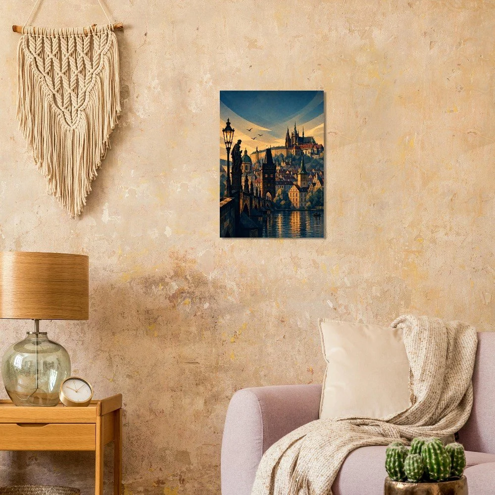 Praha - The City of a Hundred Spires | Premium Semi-Glossy Paper Poster