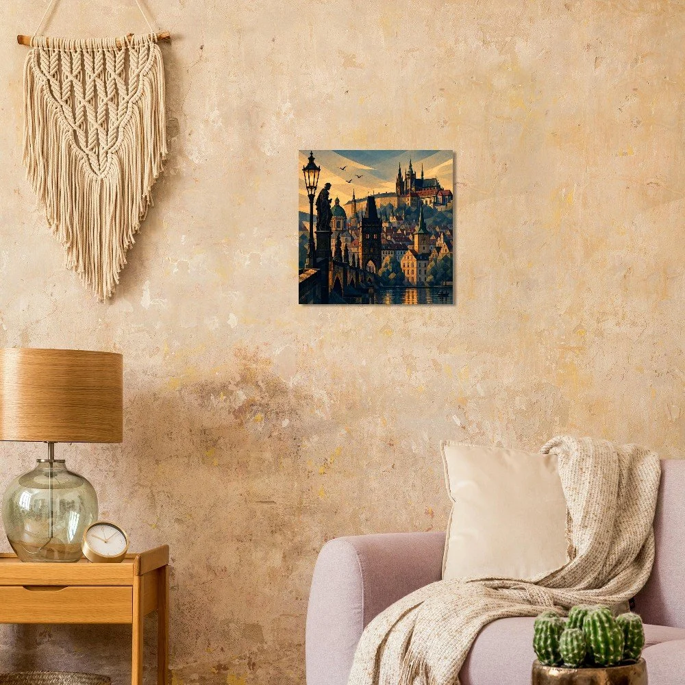 Praha - The City of a Hundred Spires | Premium Semi-Glossy Paper Poster