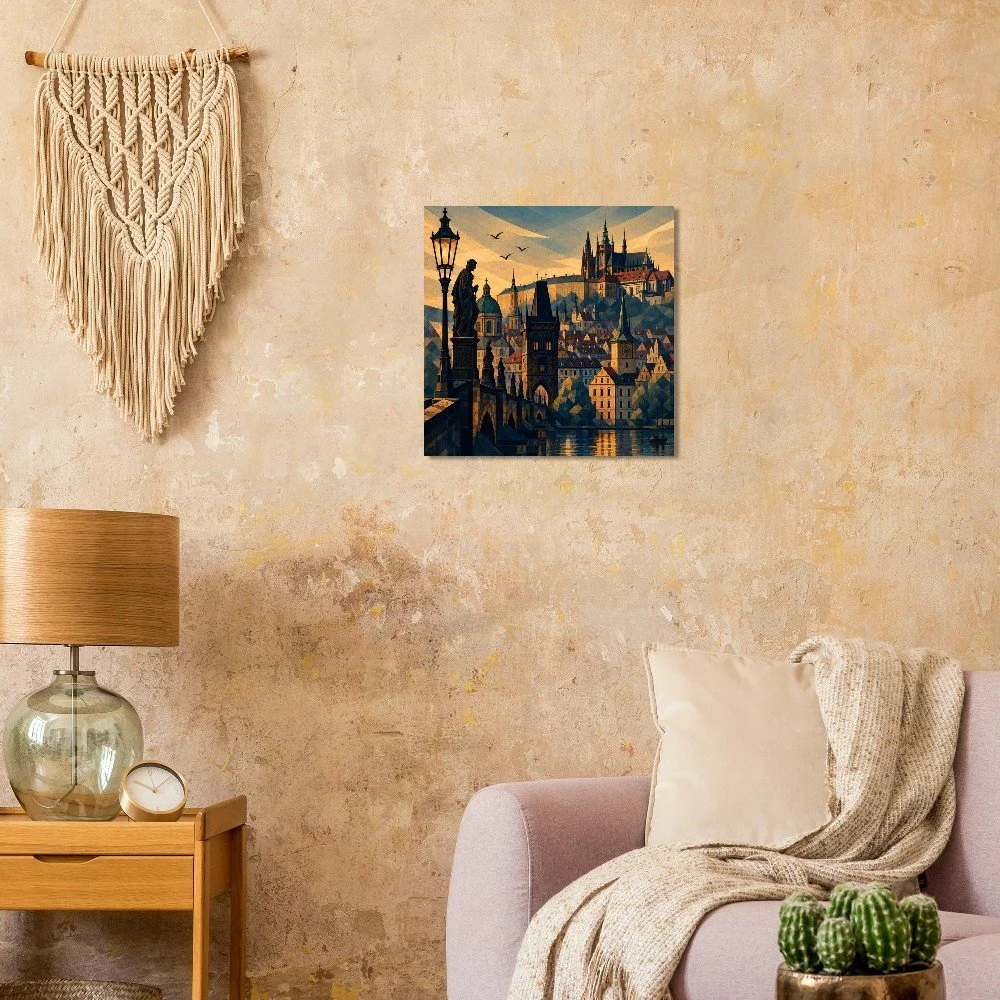 Praha - The City of a Hundred Spires | Premium Semi-Glossy Paper Poster