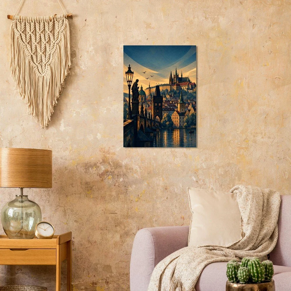 Praha - The City of a Hundred Spires | Premium Semi-Glossy Paper Poster