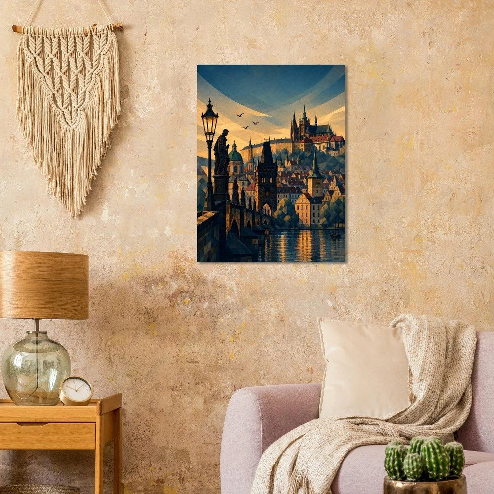 Praha - The City of a Hundred Spires | Premium Semi-Glossy Paper Poster