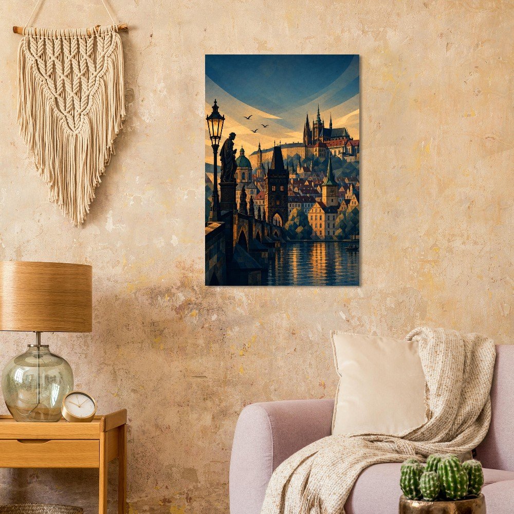 Praha - The City of a Hundred Spires | Premium Semi-Glossy Paper Poster
