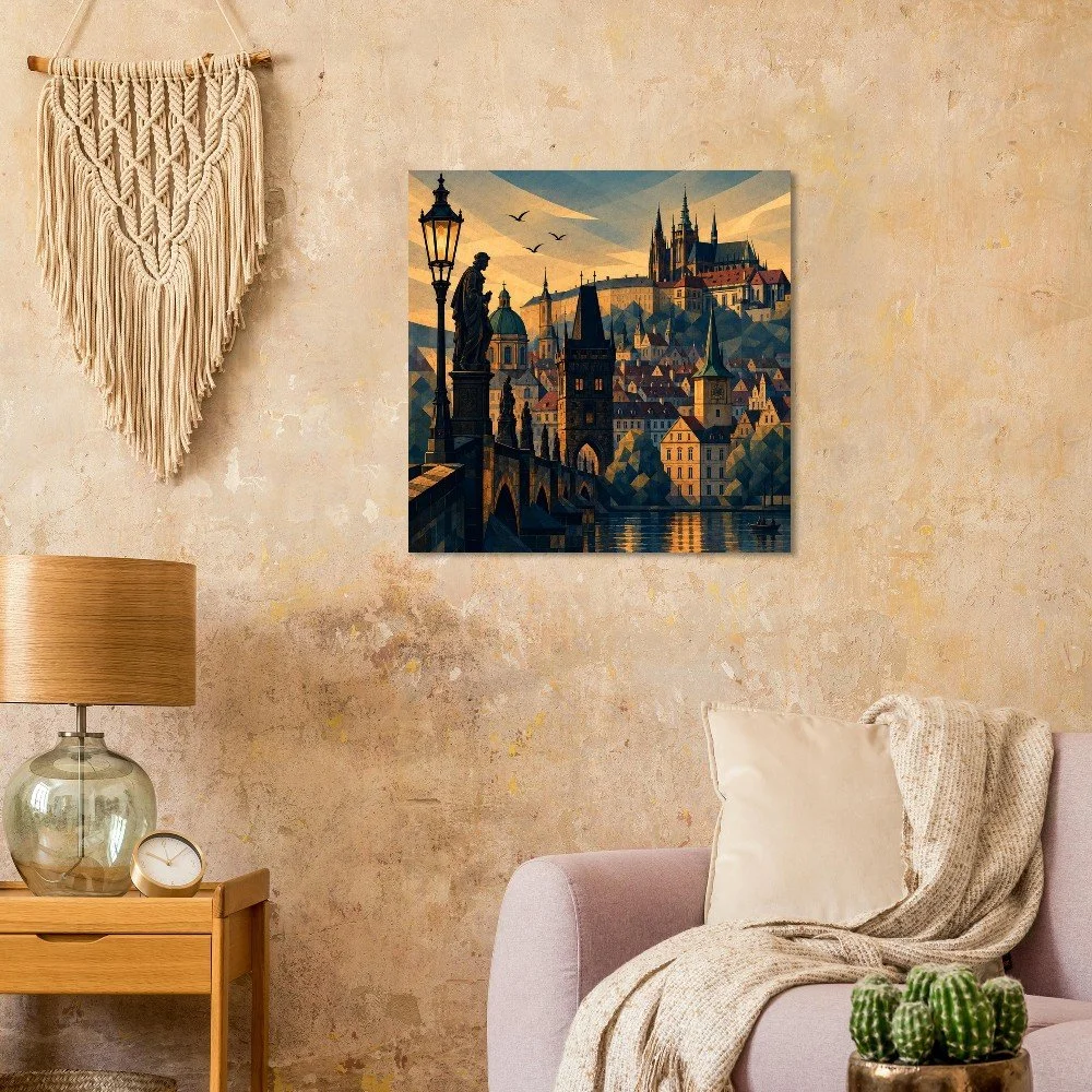 Praha - The City of a Hundred Spires | Premium Semi-Glossy Paper Poster
