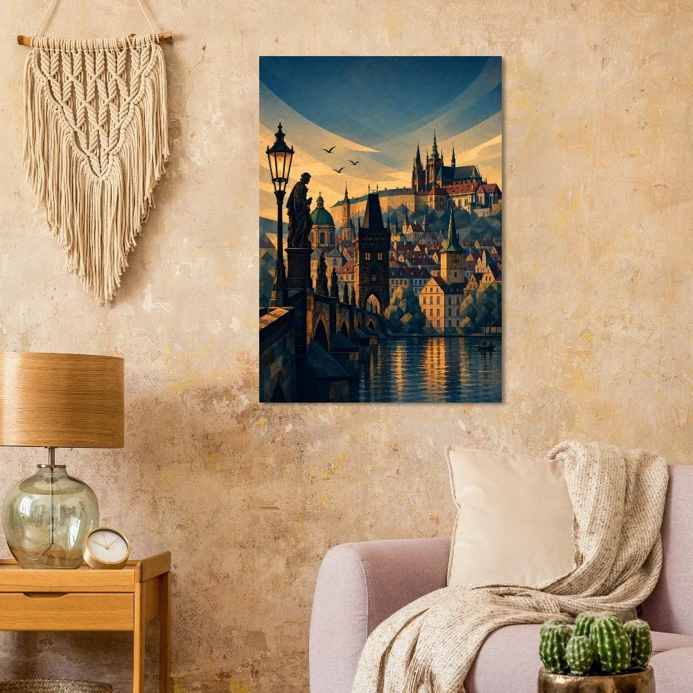 Praha - The City of a Hundred Spires | Premium Semi-Glossy Paper Poster