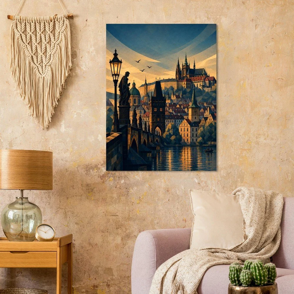 Praha - The City of a Hundred Spires | Premium Semi-Glossy Paper Poster