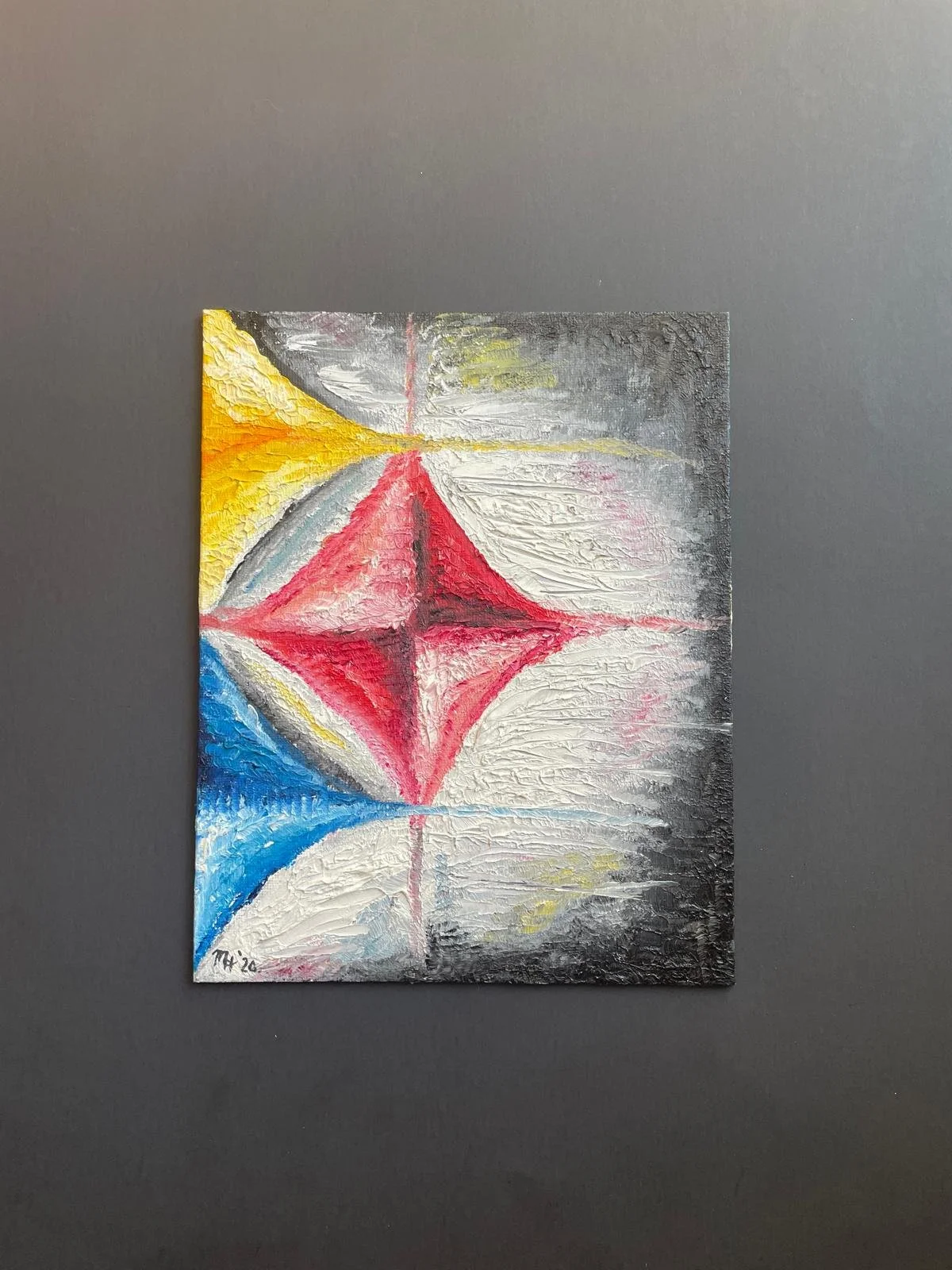 Steelers Inspired Abstract
