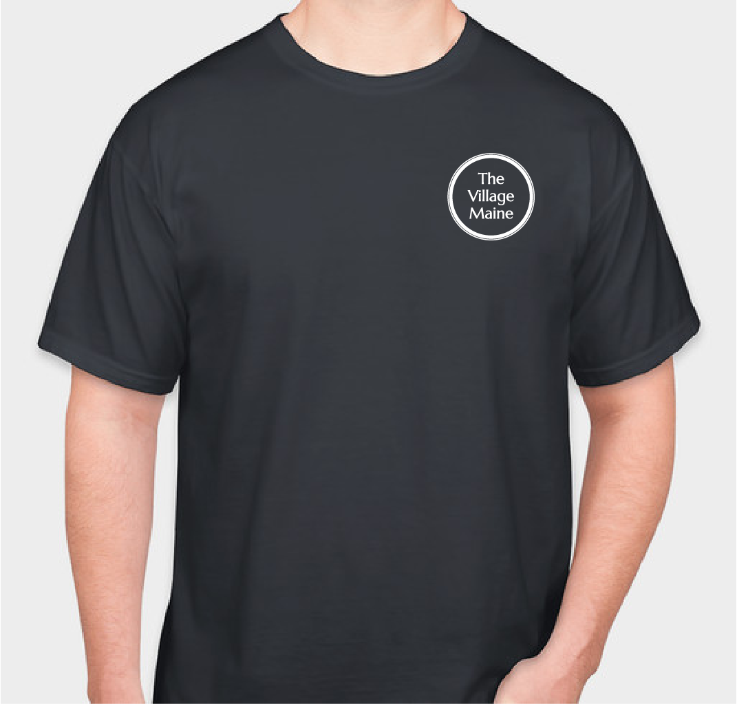 The Village Maine Logo Tee (Graphite)