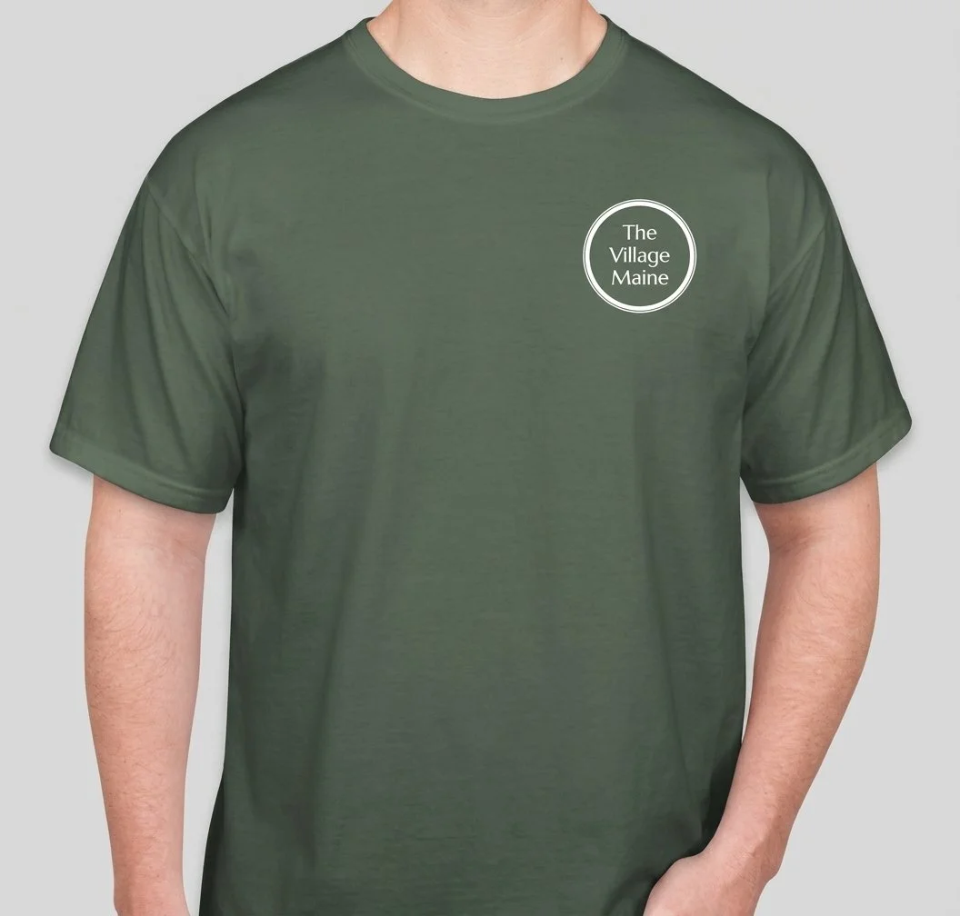 The Village Maine Logo Tee (Green)