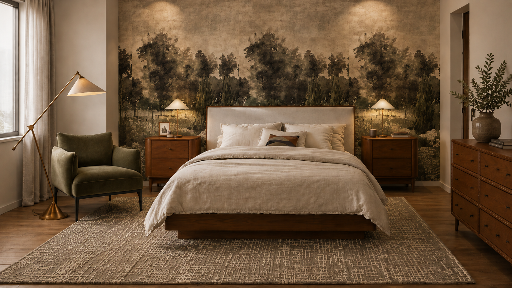 Nature Mural Bedroom | Samborondón, Ecuador