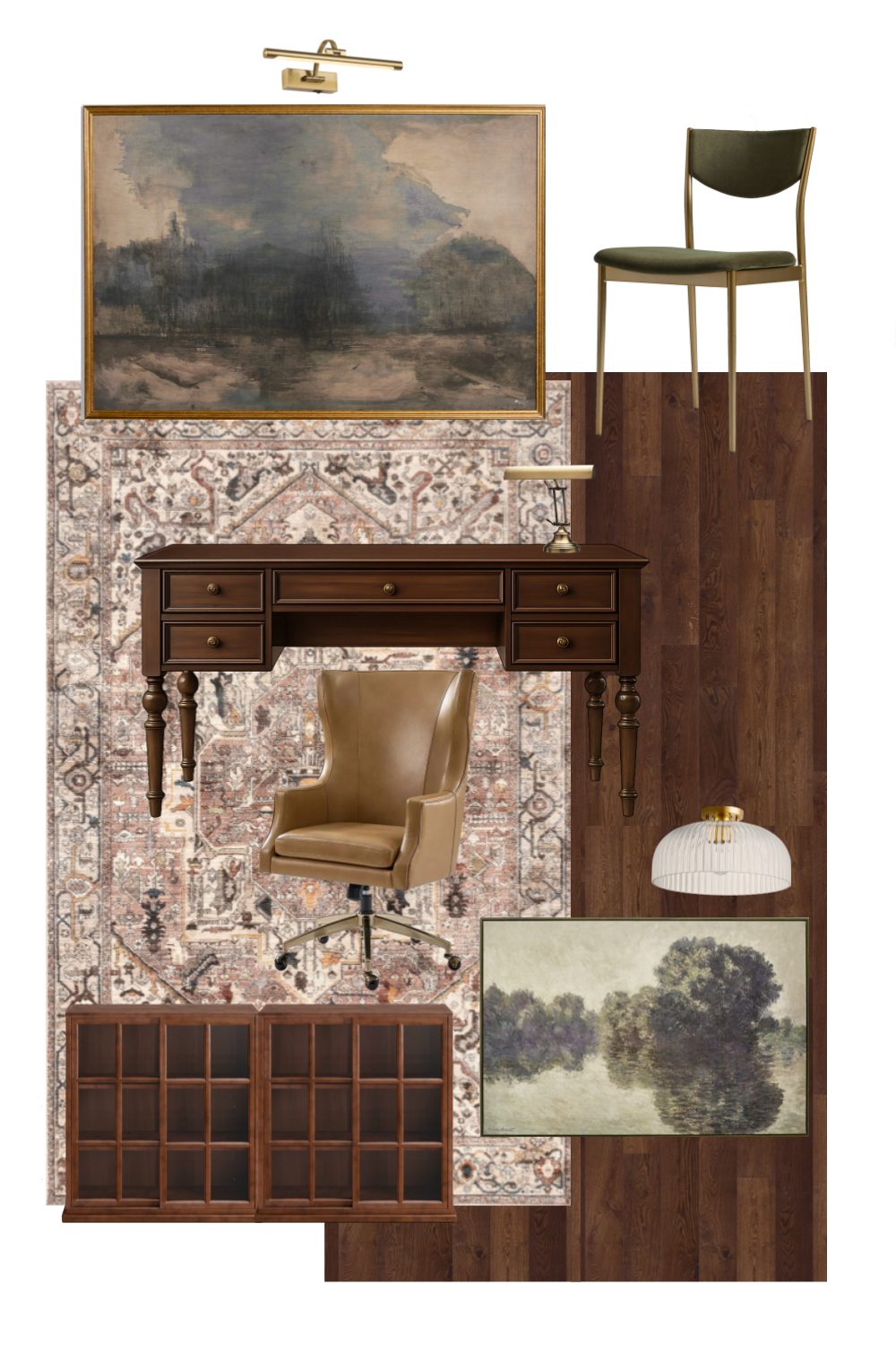 How to Create a Timeless Vintage Home Office
