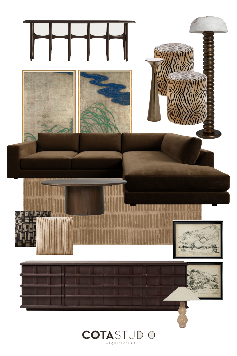 Brown Sofa Living Room | US