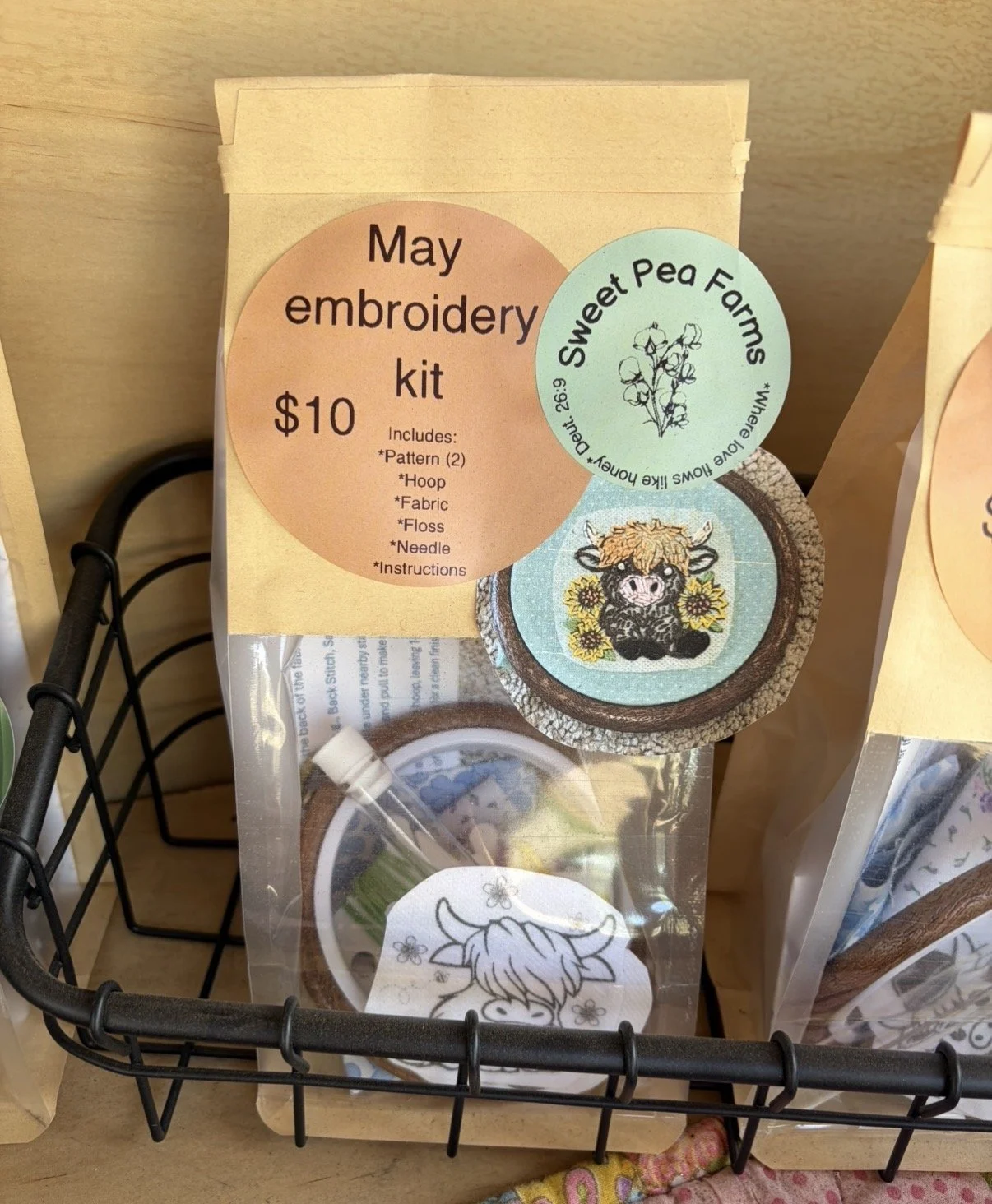 Monthly Embroidery Kit