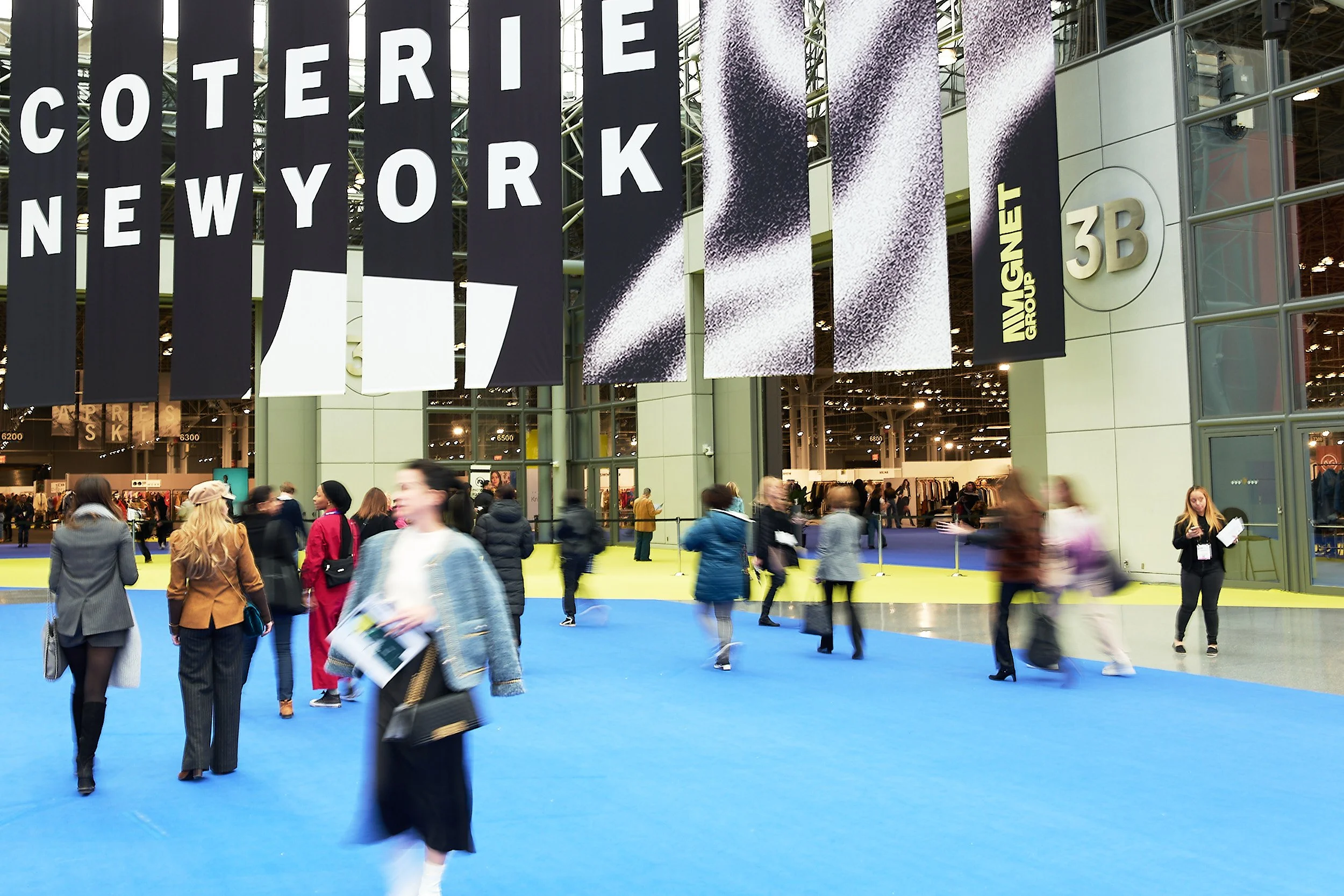 Coterie New York fashion trade show entrance photographed by commercial photographer Arsen Vasquez