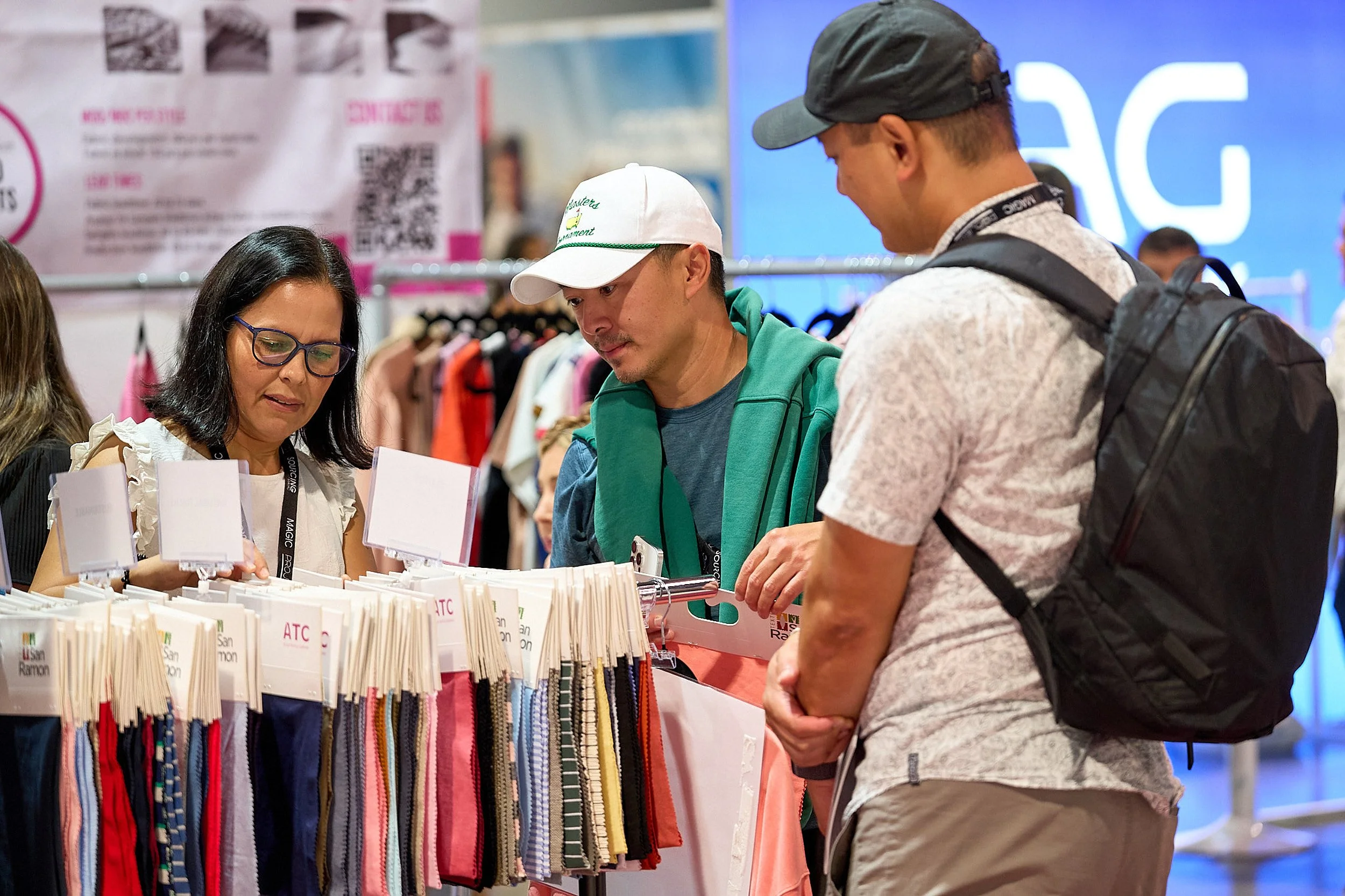Sourcing at Magic trade show coverage by commercial photographer Arsen Vasquez
