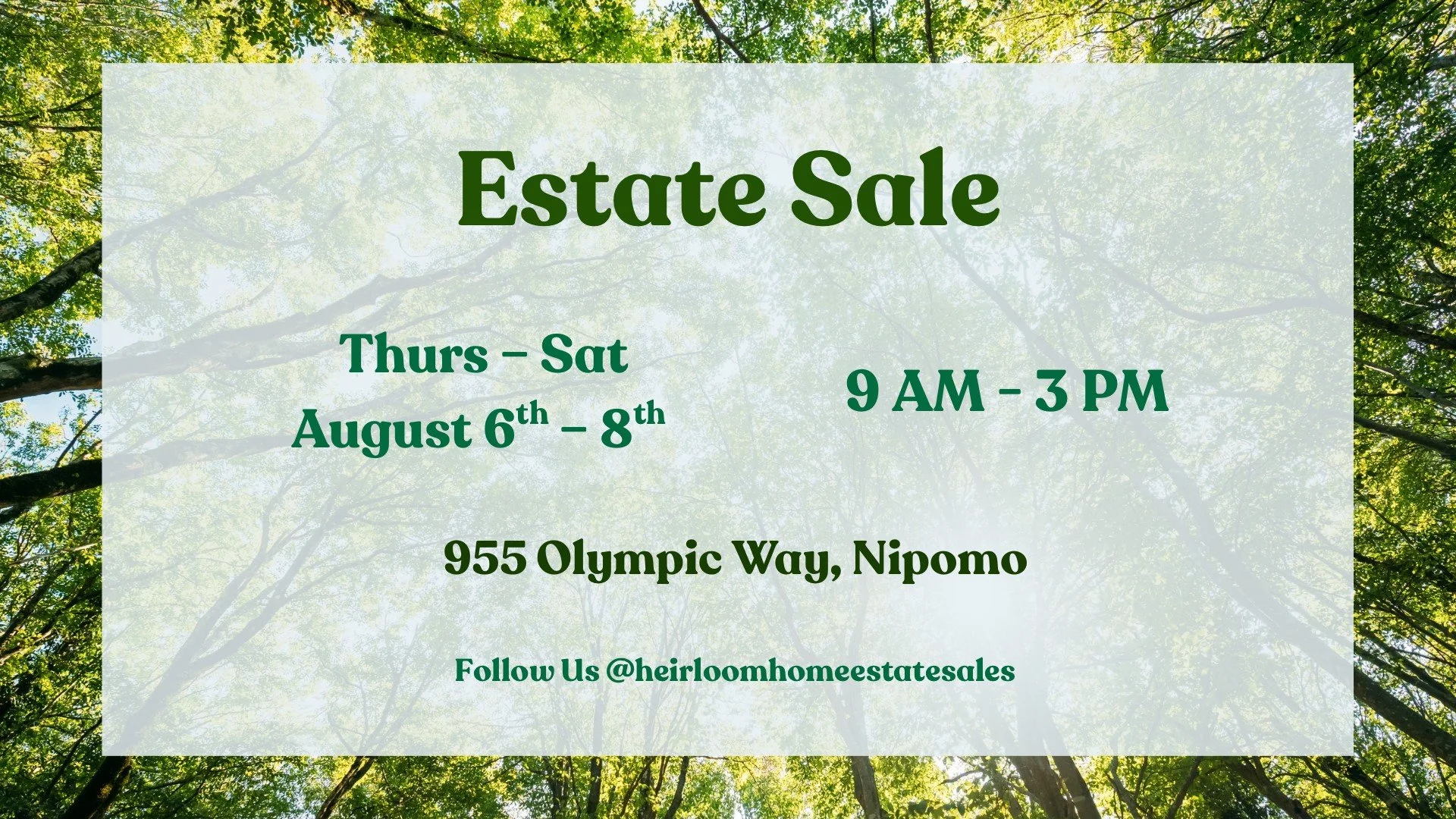 Enchanting Horse Property Estate Sale | Nipomo
