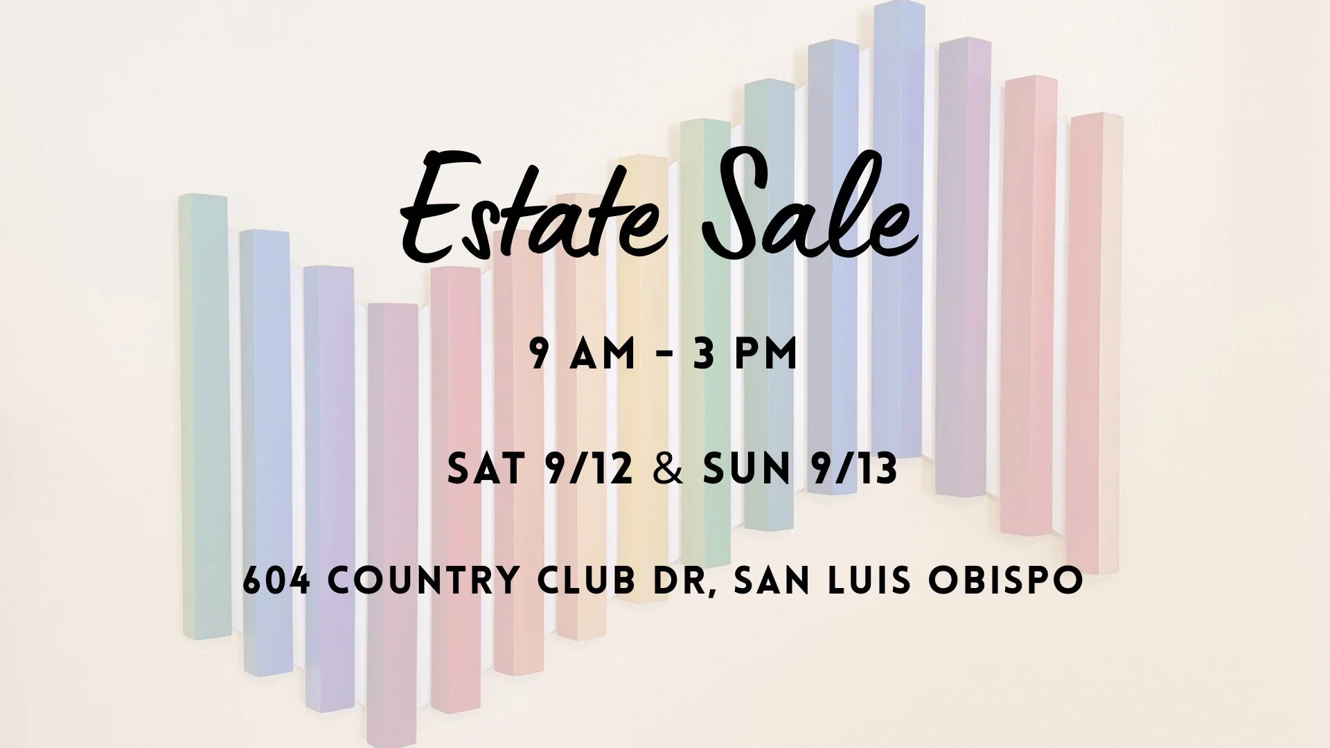 Packed San Luis Obispo Estate Sale | Part One