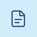 Icon of a document or paper with lines of text
