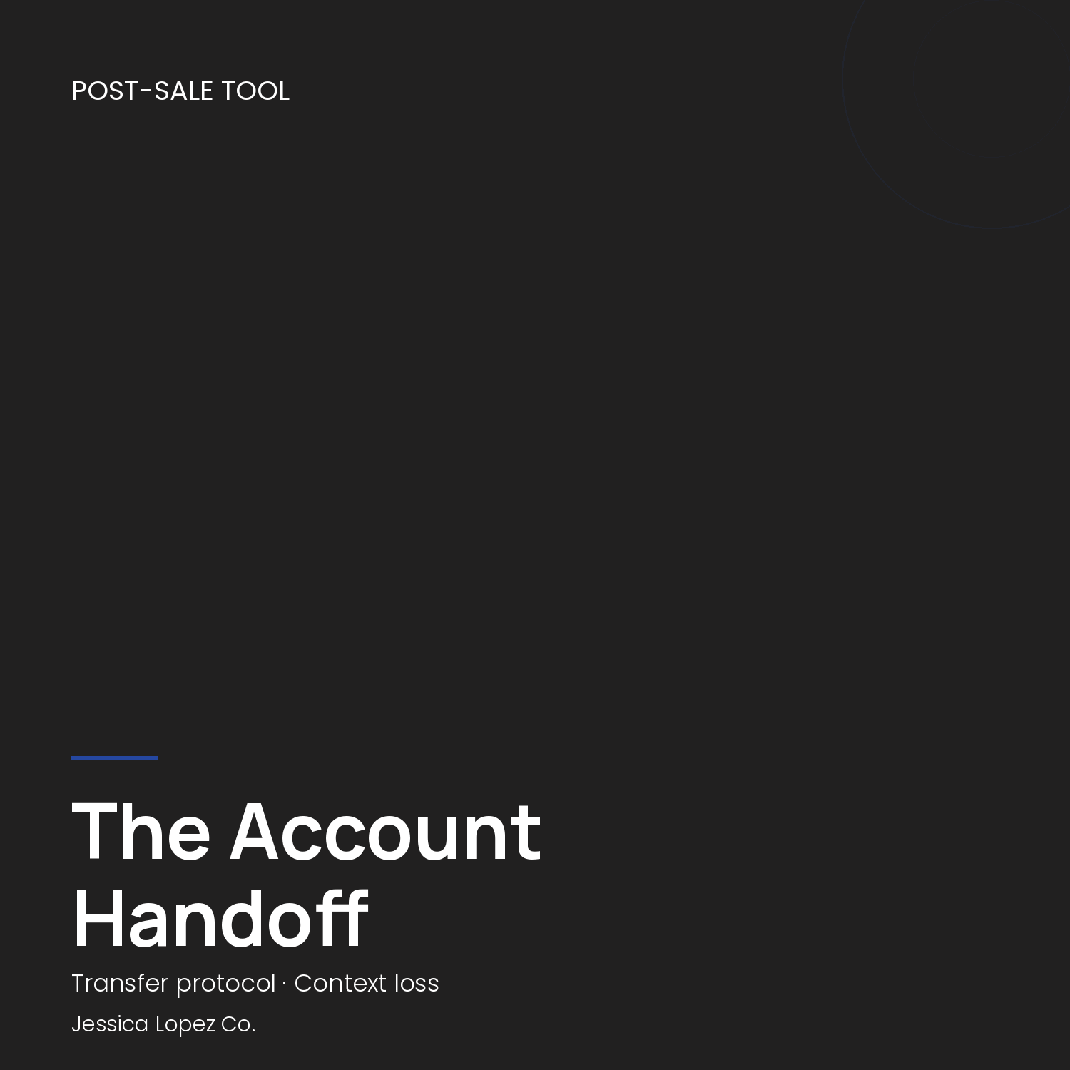 The Handoff Tax Playbook