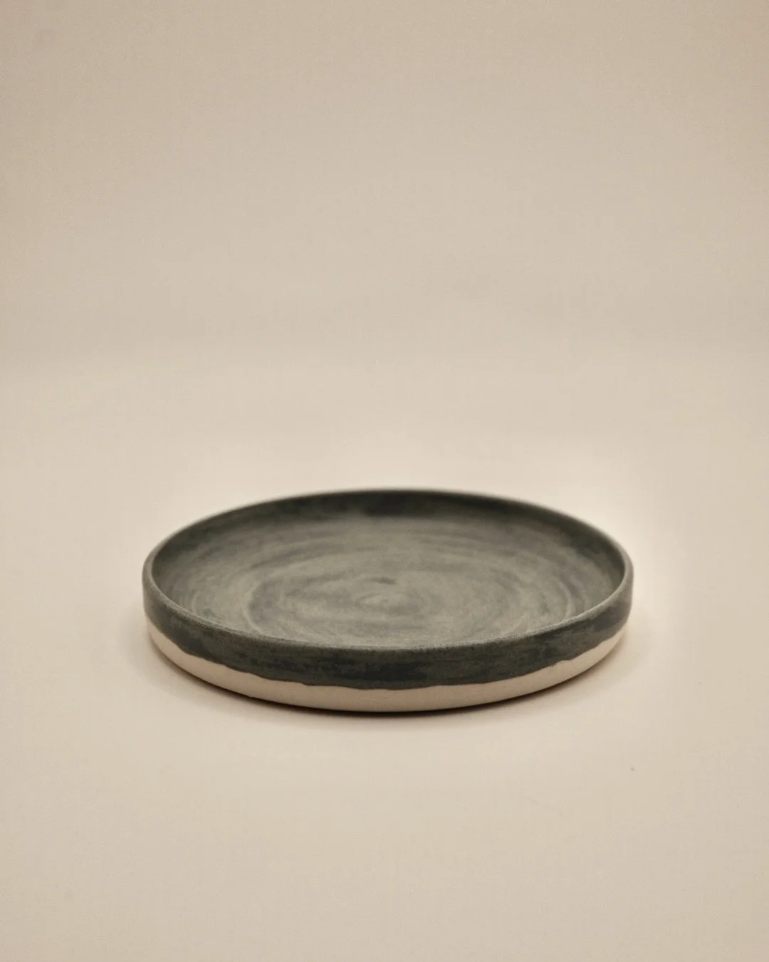 Denim blue dish