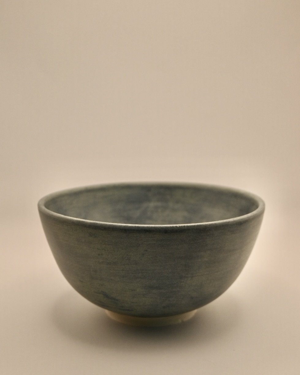 Denim blue bowl