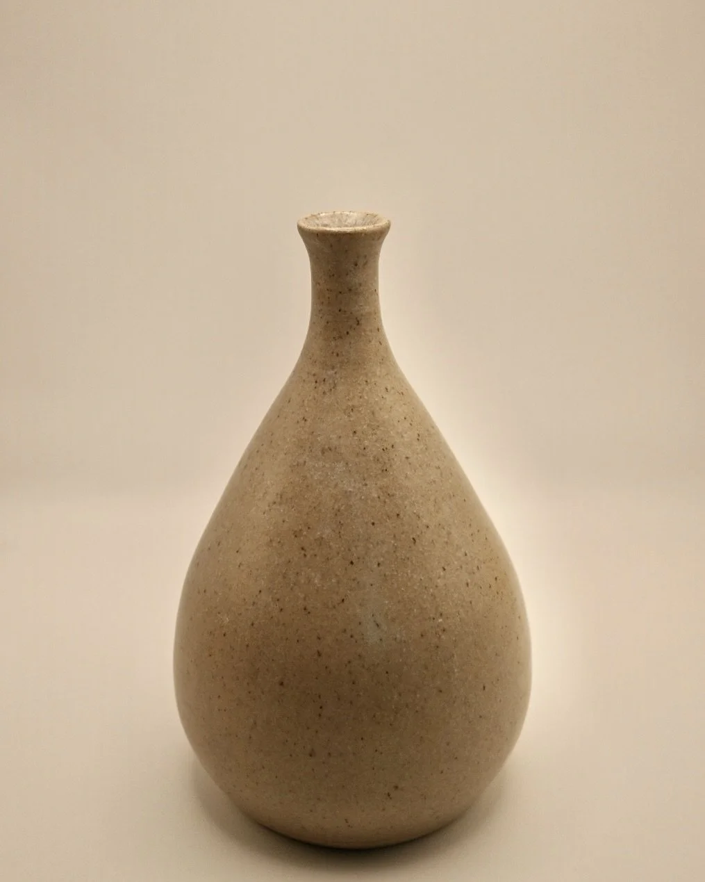 Matte speckled vase