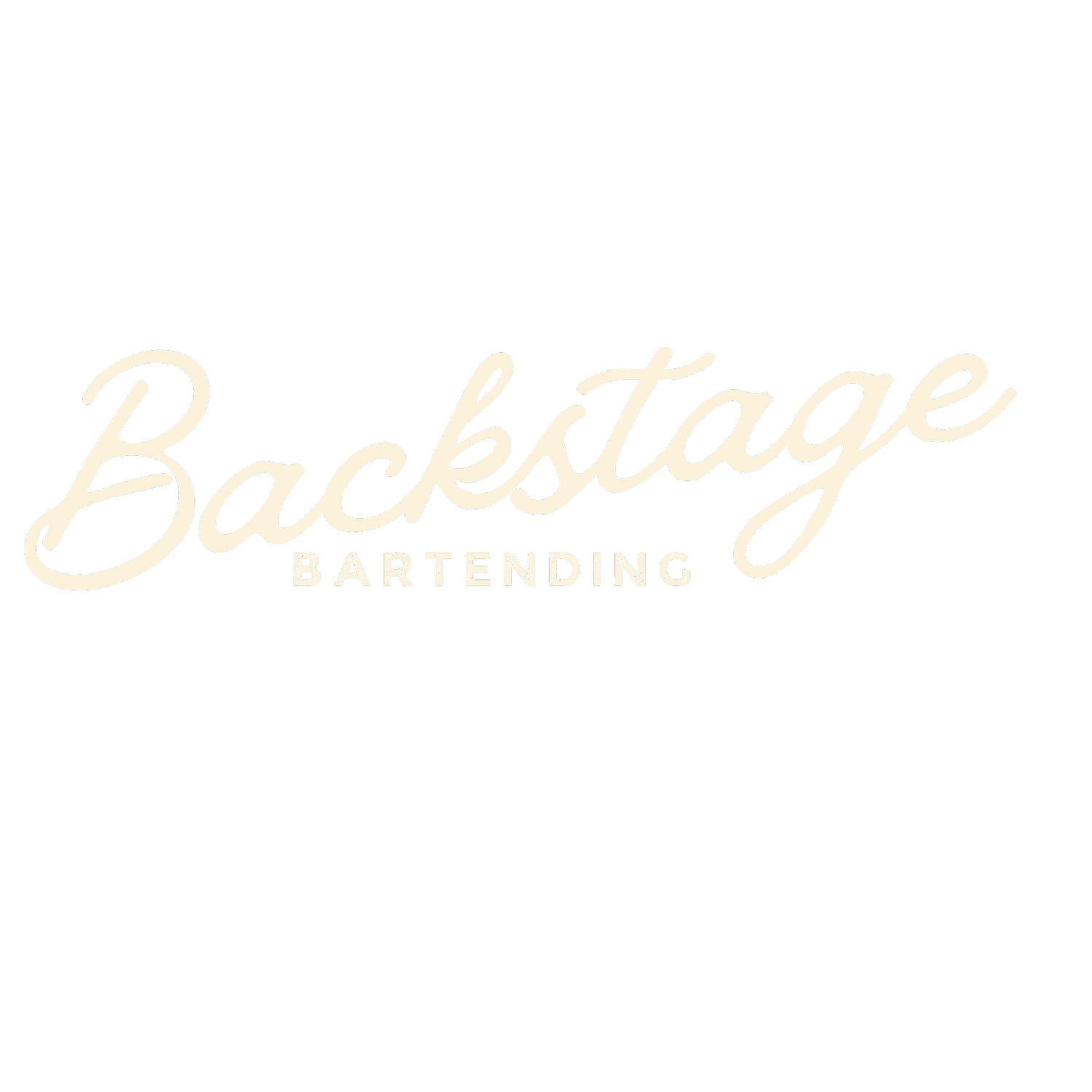 Backstage Bartending