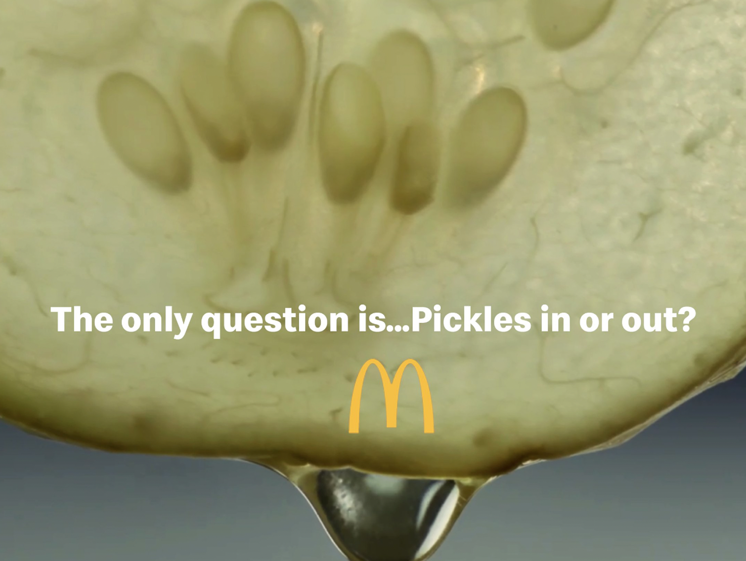 The only question is....