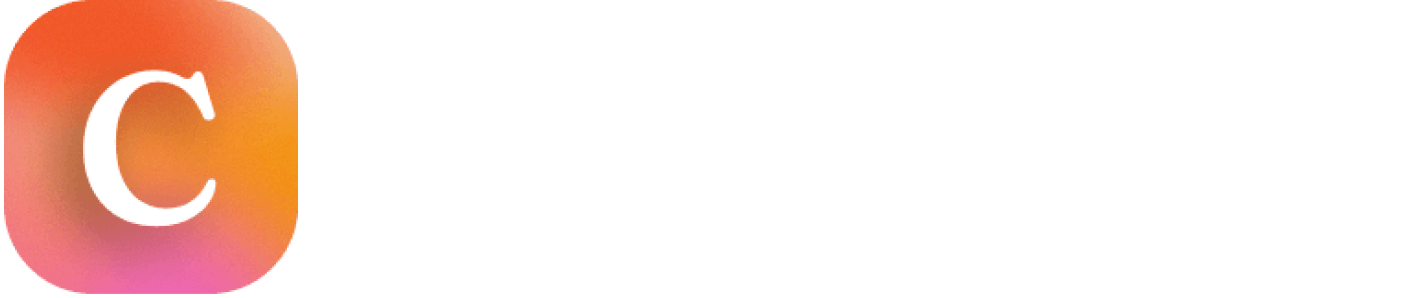 Conveo logo with colorful gradient background and white text