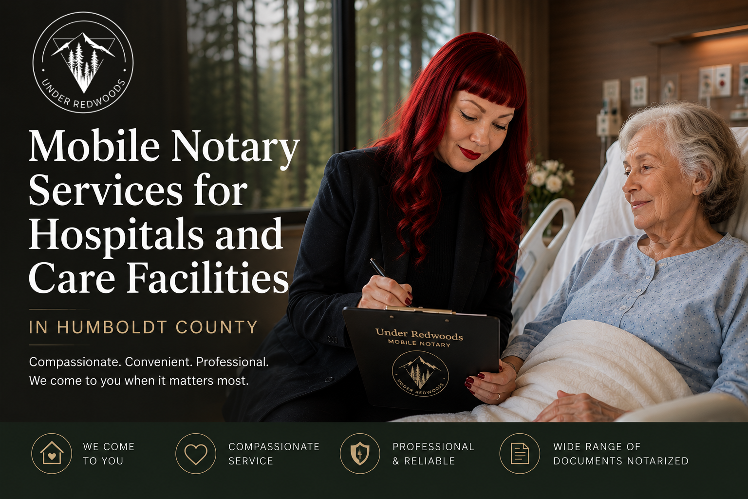 Mobile Notary Services for Hospitals and Care Facilities in Humboldt County