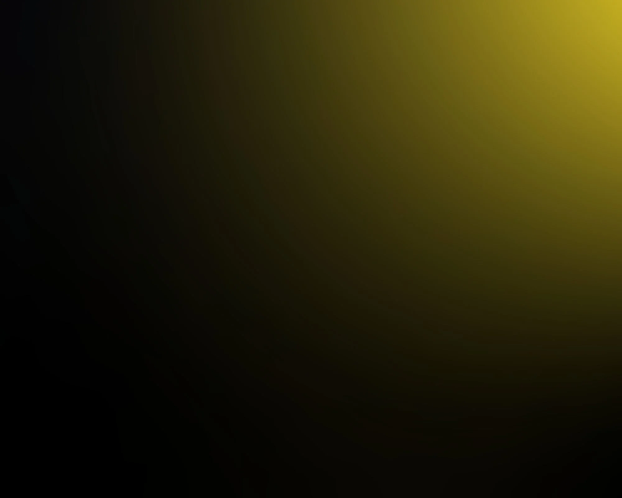 Abstract gradient background with black, yellow, and dark green colors blending