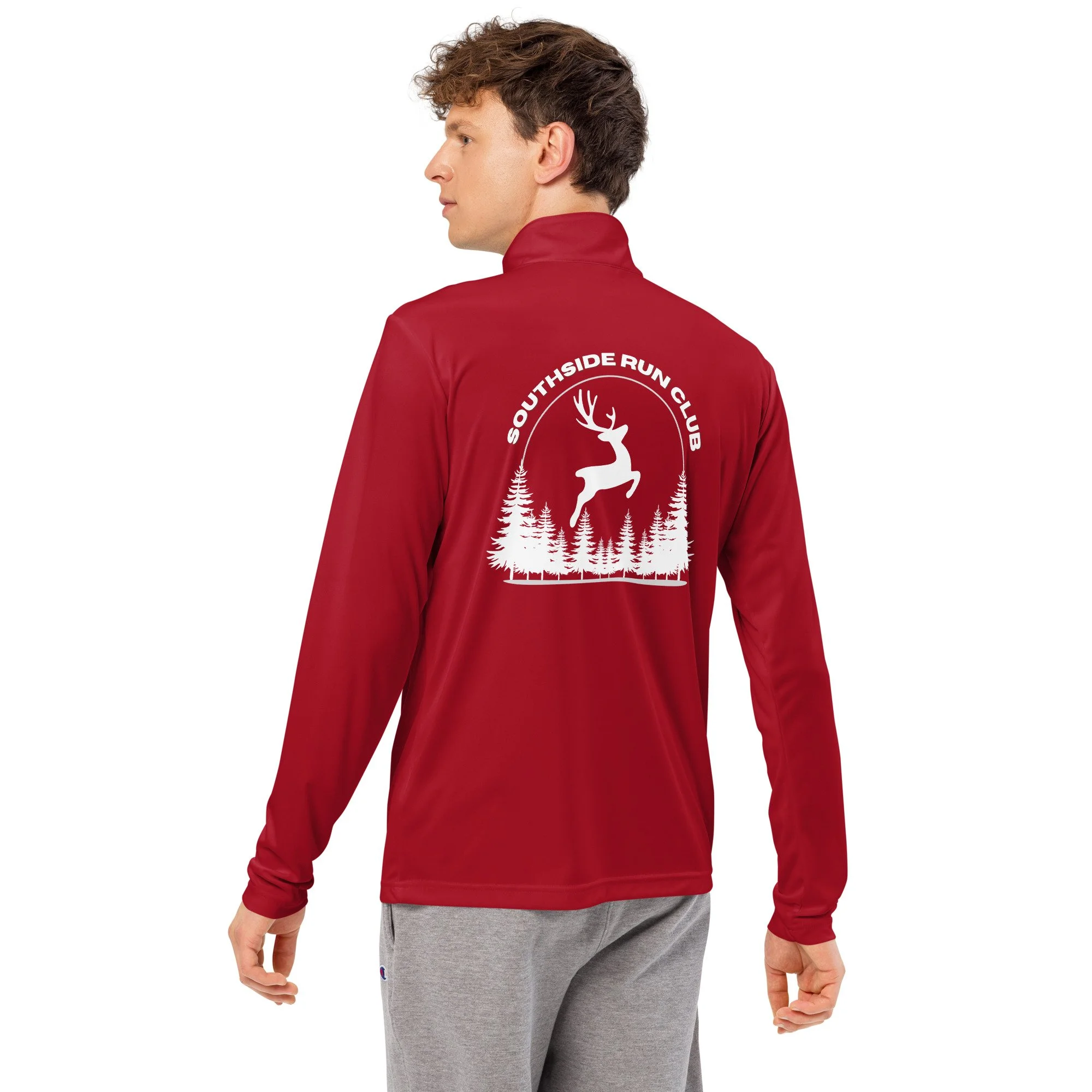 Lightweight quarter-zip pullover