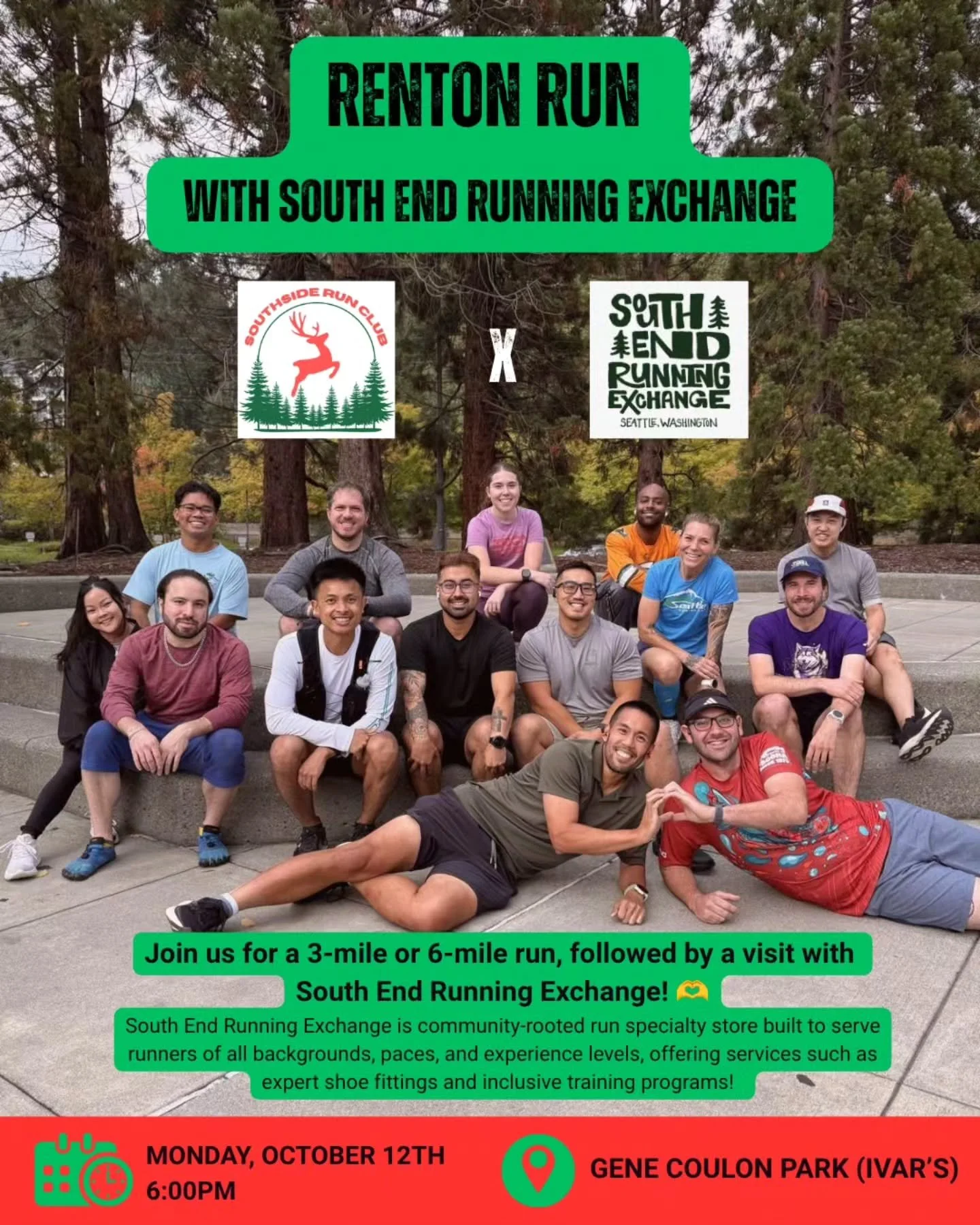 We are so excited to have special guests @southendrunningexchange come join us for our Renton run this month! 🤗🚗

South End Running Exchange is a woman-owned inclusive running and community hub that's more than just a running store-- it's a space w