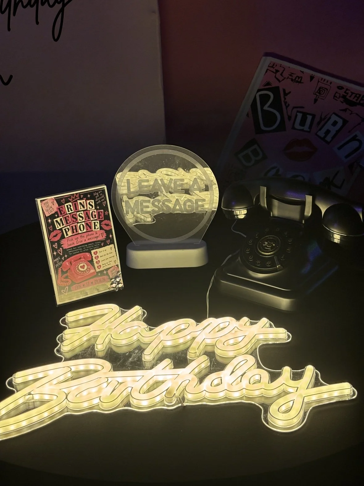 Audio guest book phone
