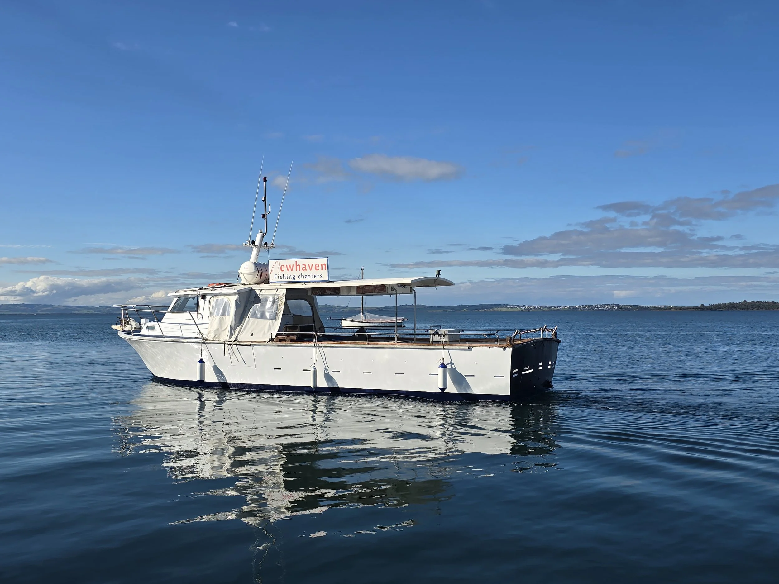 Stunning coastal views on board Seafisher during a Phillip Island Whale Watching Tour