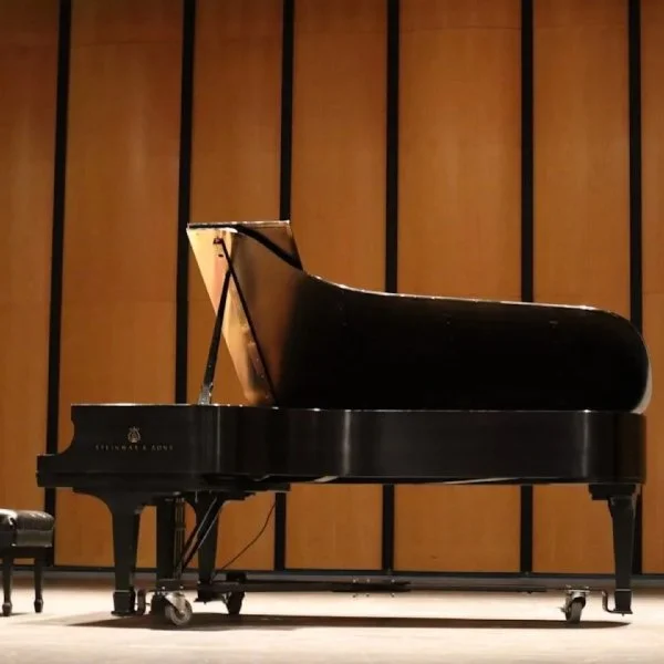 A piano on stage