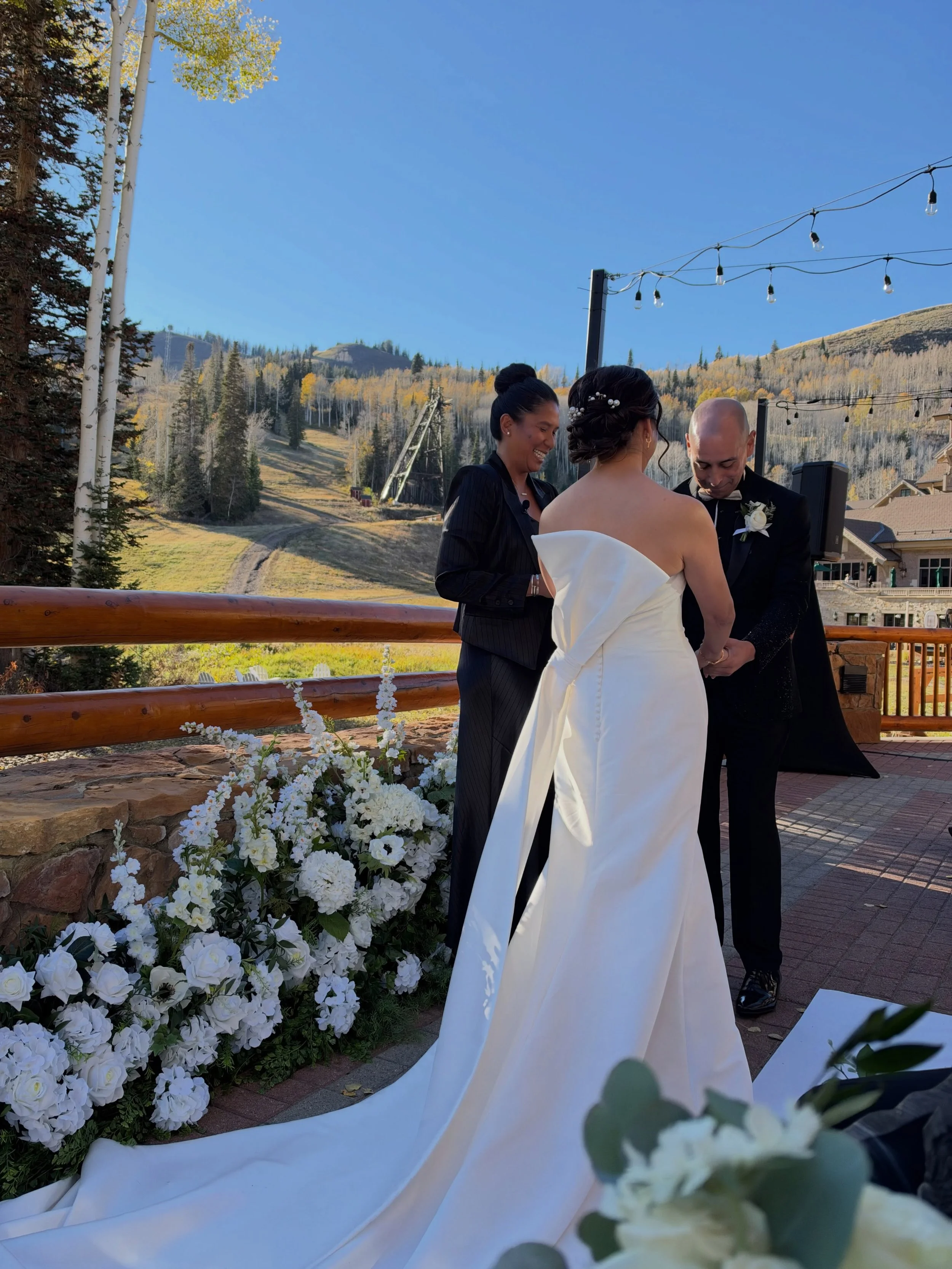 Yesterday, I had the incredible honor and privilege of officiating the wedding of two of our closest friends/family.❤️💍

Larissa and Kjell, thank you for trusting me with such a meaningful part of your special day and allowing me to help usher you i