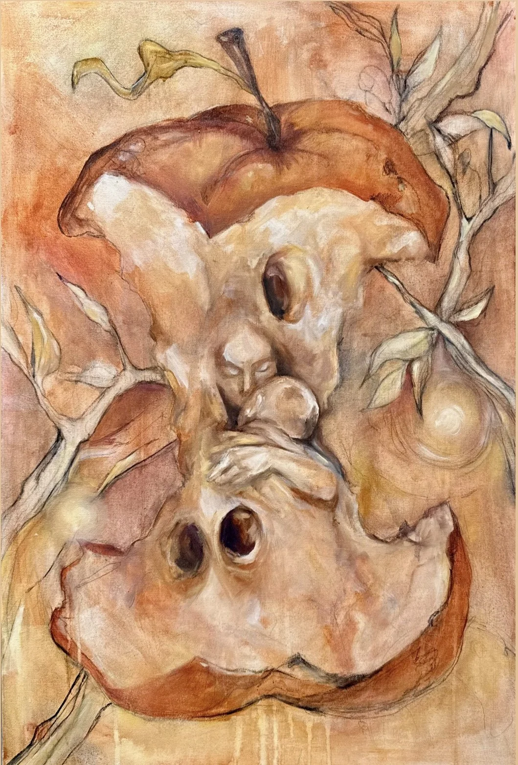 Who Am I, If Not for You? 36 x 24. 2025.