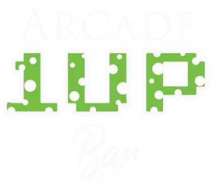 1UP Arcade Bar logo – Farmington, Michigan arcade bar and Solorzano Media Group client