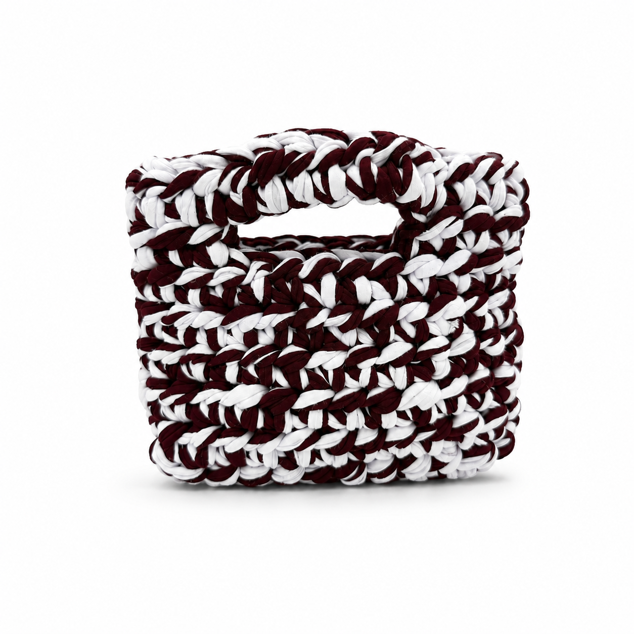 The Burgandy and Sky Clutch