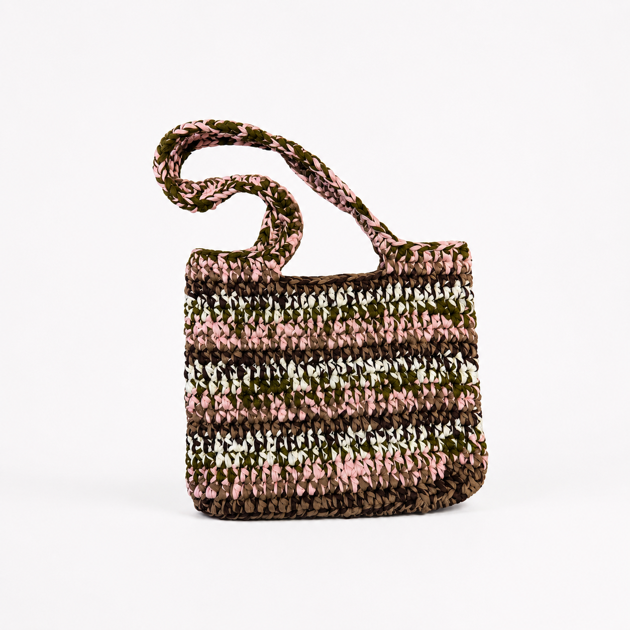The Khaki & Strawberry Tote