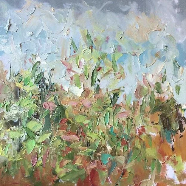 Spring Palette, Oil on canvas, SOLD