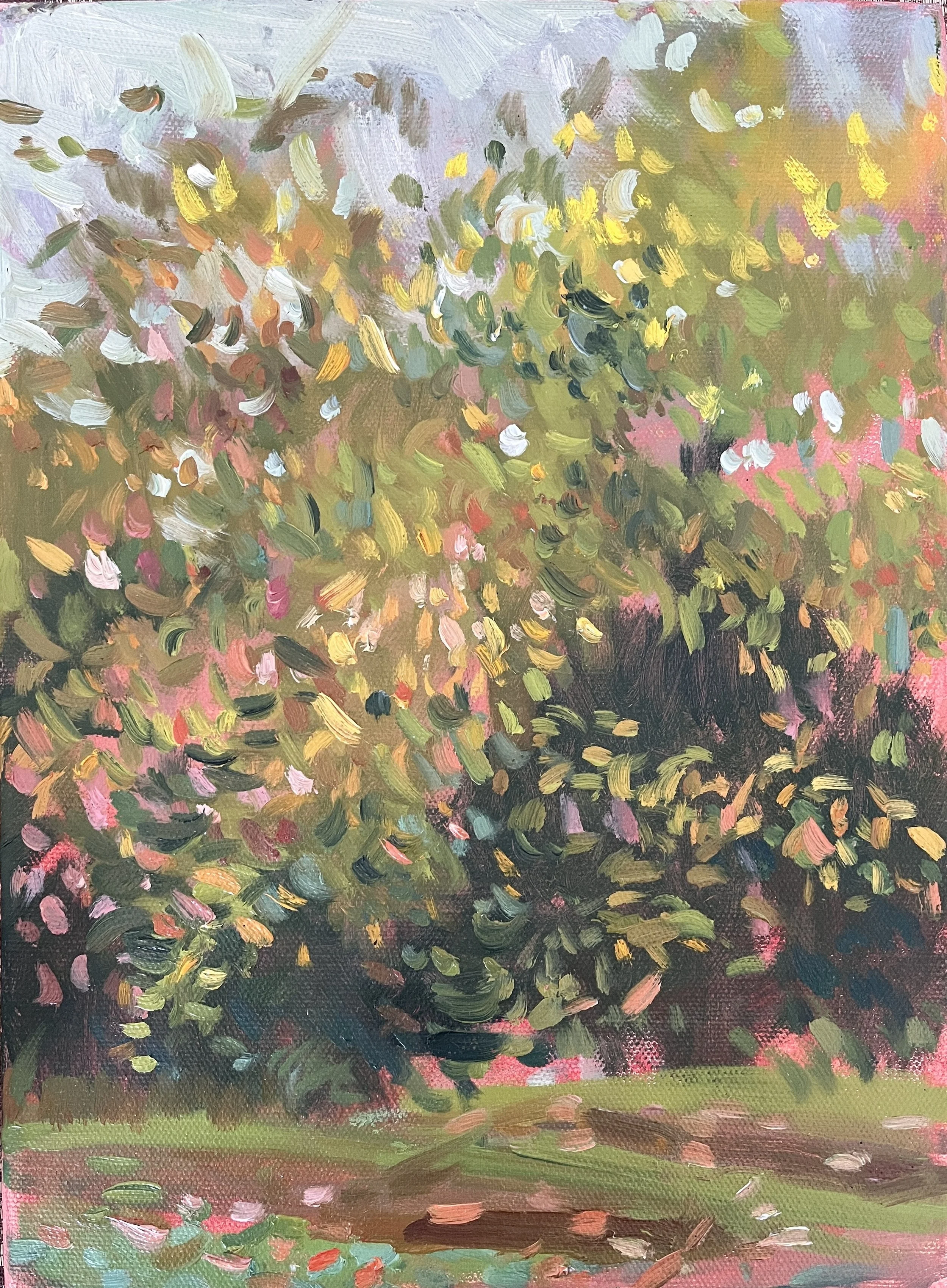 Autumn Note, 8.9" x 12", Oil on Canvas
