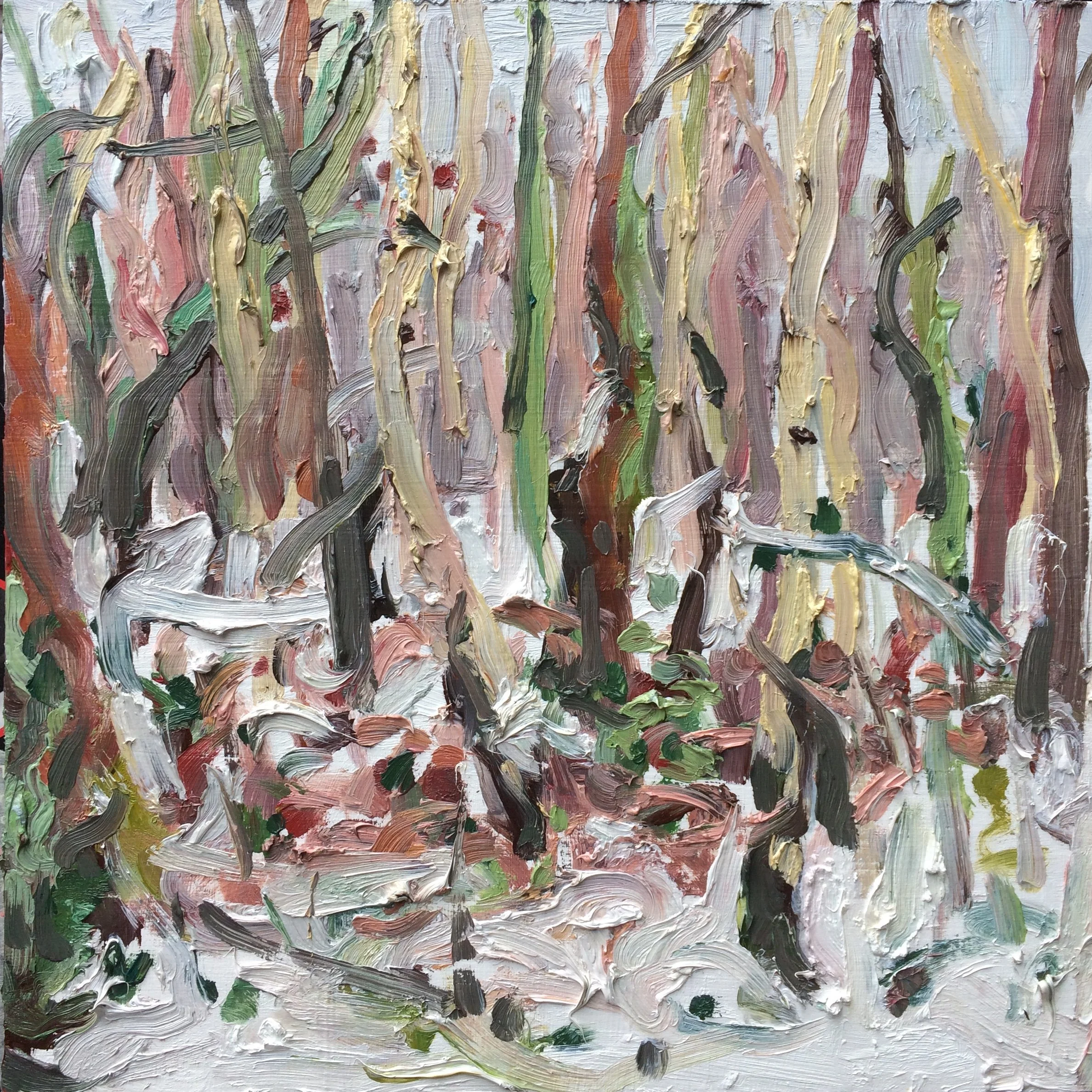 Snow Palette, Oil on canvas, SOLD
