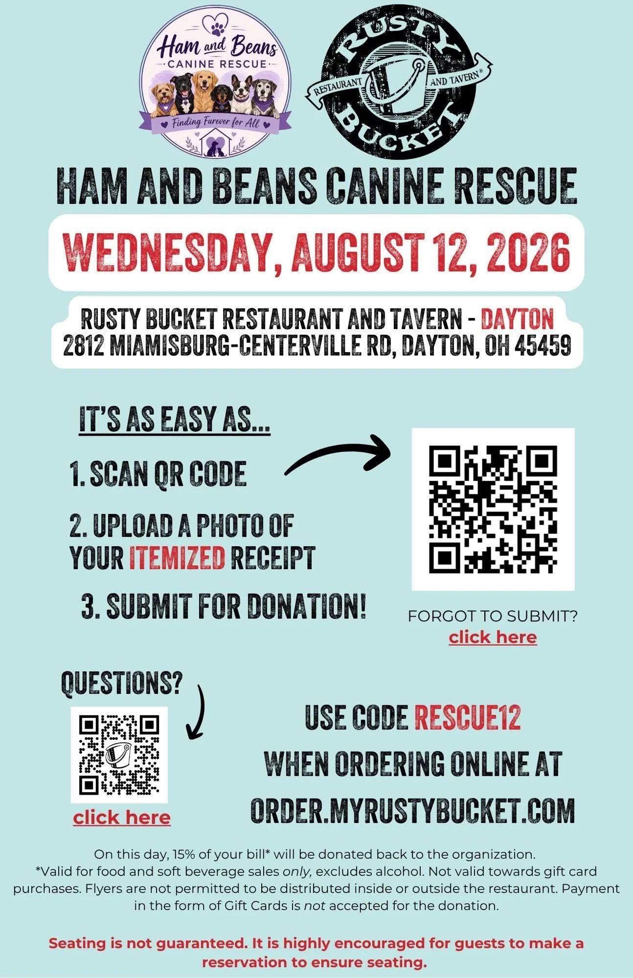 Rusty Bucket Fundraiser