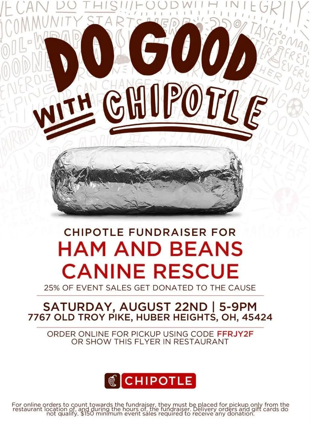 Chipotle Fundraiser